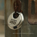 Stainless Steel Digit Code Combination Round Padlock